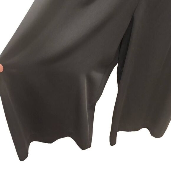 J. Crew Drapey Wrap-Back Wide Leg Cropped Business‎ Romper Jumpsuit Women's Size - Picture 14 of 16